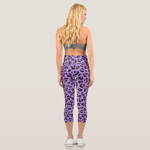 Racing Leopard Checkered Leggings Carolina Blue
