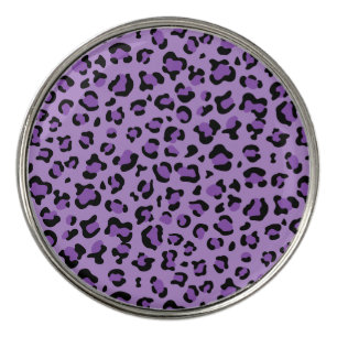 Leopard Print, Leopard Spots, Purple Leopard Golf Ball Marker