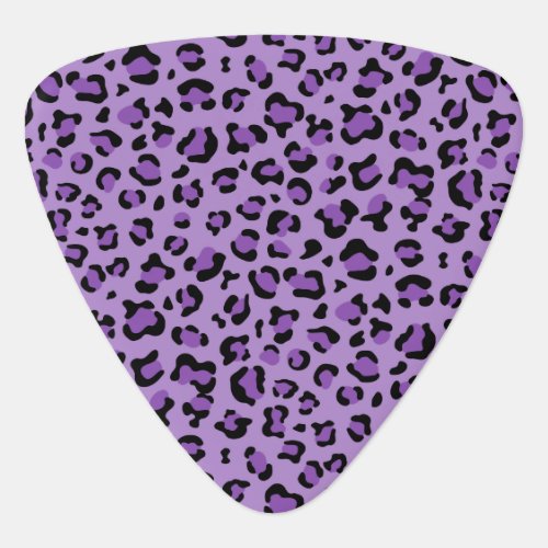 Leopard Print Leopard Spots Purple Leopard Guitar Pick