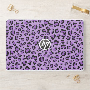 Leopard Print, Leopard Spots, Purple Leopard HP Laptop Skin
