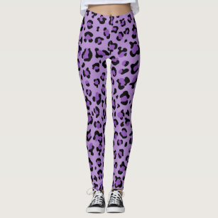 Purple Cross Print Leggings – FyBy