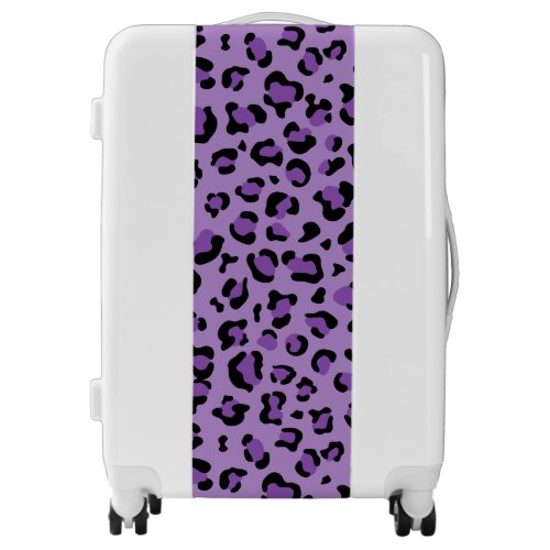 Leopard Print Leopard Spots Purple Leopard Luggage