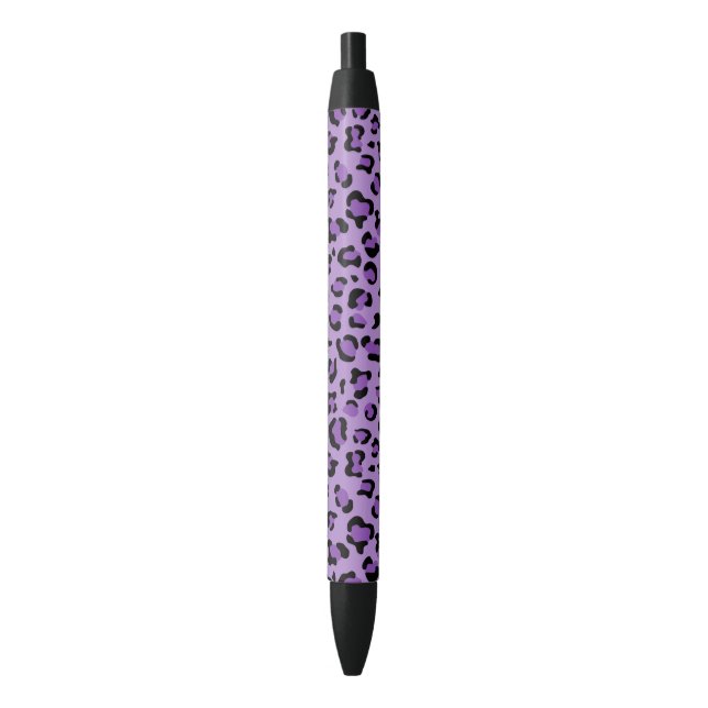Leopard Print, Leopard Spots, Purple Leopard Pen (Front Vertical)