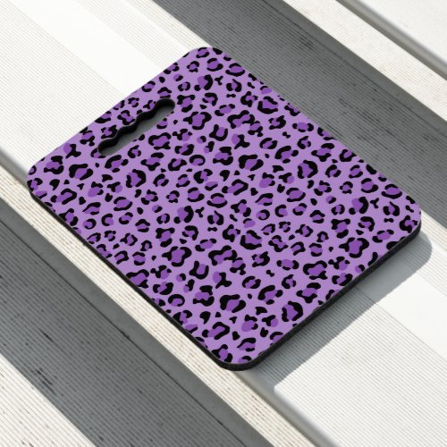 Leopard Print Leopard Spots Purple Leopard Seat Cushion