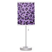 Leopard Print, Leopard Spots, Purple Leopard Table Lamp (Left)