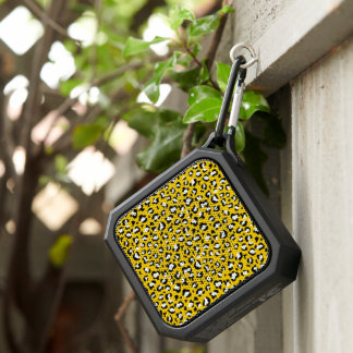 Leopard Print, Leopard Spots, Yellow Leopard Bluetooth Speaker