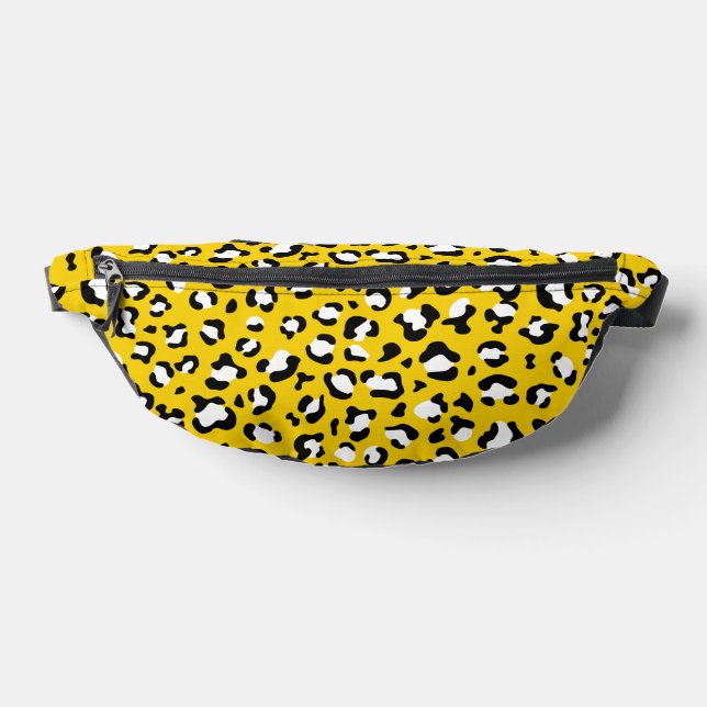 Leopard Print, Leopard Spots, Yellow Leopard Fanny Pack (Lay Down)