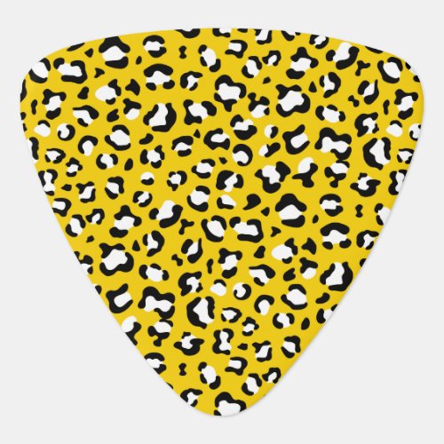 Leopard Print Leopard Spots Yellow Leopard Guitar Pick