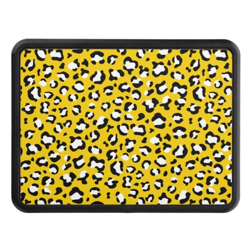 Leopard Print Leopard Spots Yellow Leopard Hitch Cover