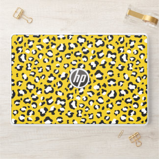 Leopard Print, Leopard Spots, Yellow Leopard HP Laptop Skin