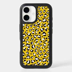 Leopard Print, Leopard Spots, Yellow Leopard iPhone 16 Case