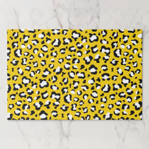 Leopard Print, Leopard Spots, Yellow Leopard Paper Pad