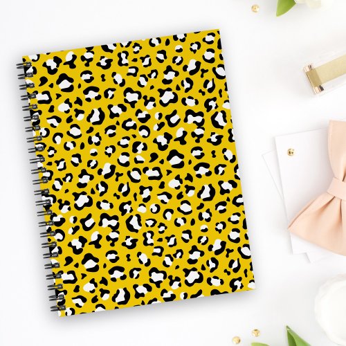 Leopard Print Leopard Spots Yellow Leopard Planner