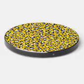 Leopard Print, Leopard Spots, Yellow Leopard Wireless Charger (Front 2)
