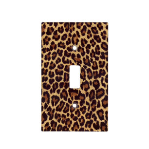 Leopard Print Light Switch Cover