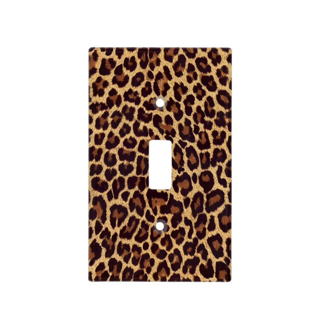 Leopard Print  Light Switch Cover (Front)