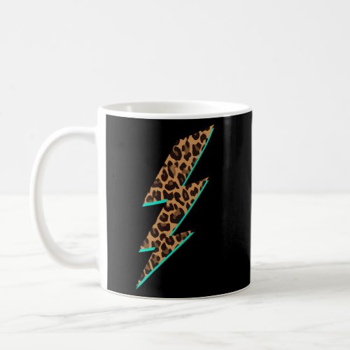 Leopard Print Lightning Bolt Coffee Mug