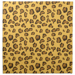 Leopard Print Look-like Pattern Cloth Napkin