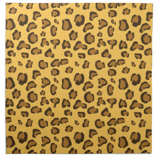 Leopard Print Look-like Pattern Cloth Napkin