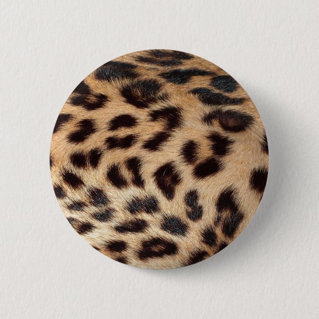 leopard print look texture button (Front)