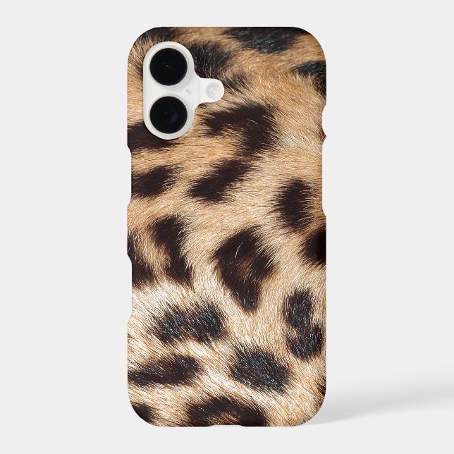 leopard print look texture trendy iphone case (Back)