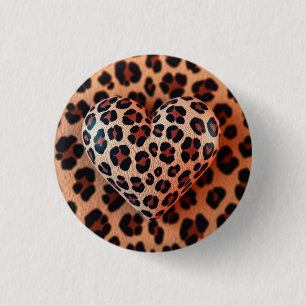 Leopard Print Love Button