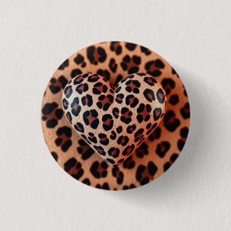 Leopard Print Love Button