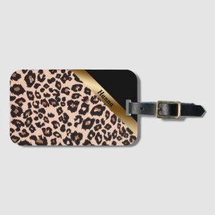 Leopard Print Luggage Bag Tag