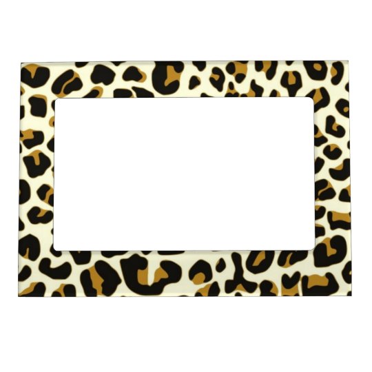 leopard print photo frame