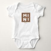 Leopard Print Mama and Mini Matching Outfit Baby Bodysuit (Front)