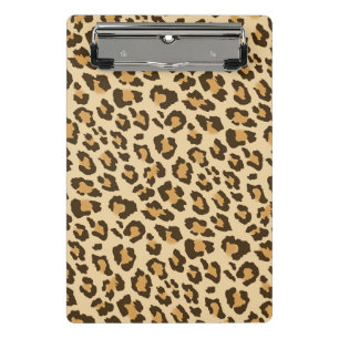 Leopard Print Mini Clipboard