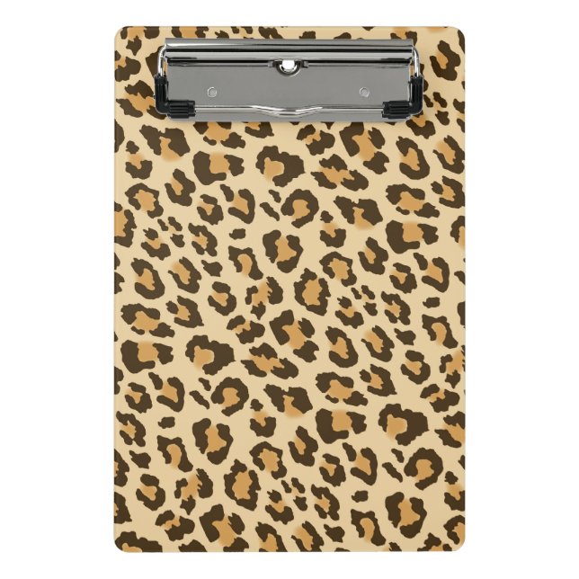 Leopard Print Mini Clipboard (Front)