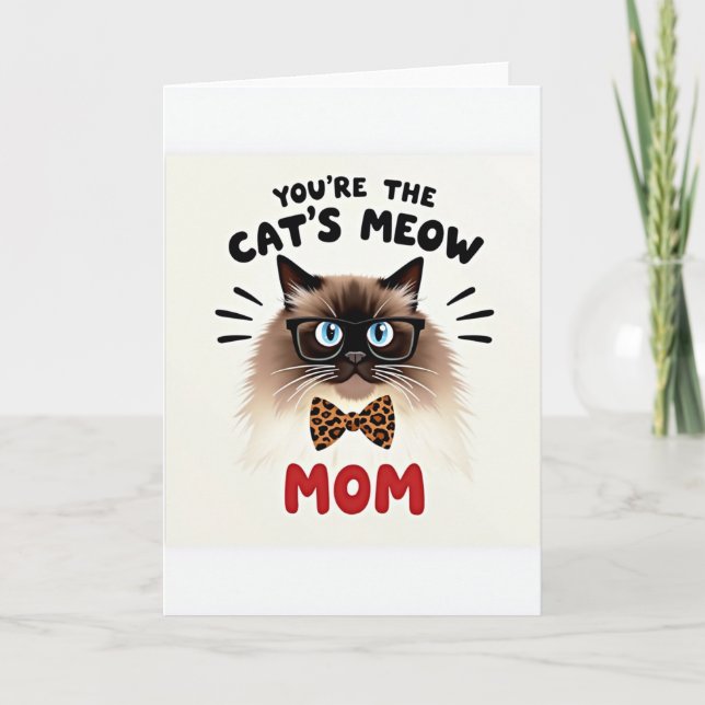 Leopard Print Mom Card (Front)