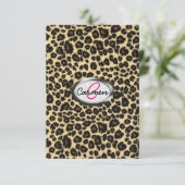 Leopard Print Monogram (Standing Front)