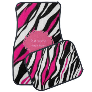 Leopard Print Monogram car mats