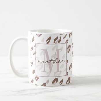 Leopard Print Mother's Day Coffee Mug by fancypaperie at Zazzle