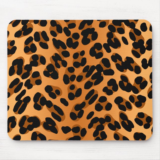 Leopard Print Mouse Pad (Front)
