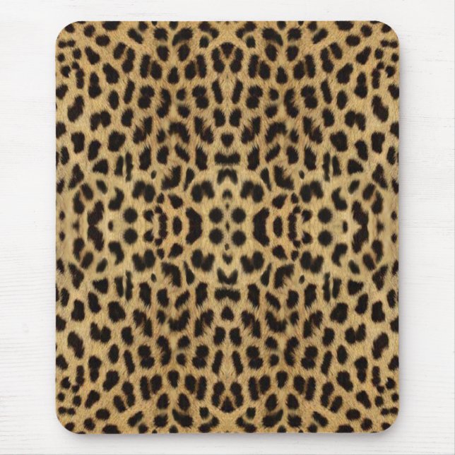 Leopard Print Mouse Pad (Front)