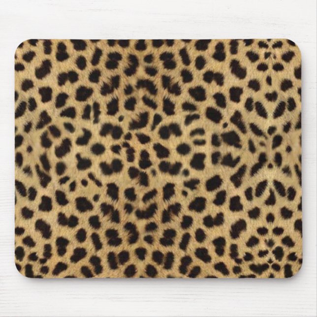 Leopard Print Mouse Pad (Front)