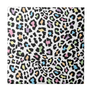 Leopard Print Multi Colors Tile