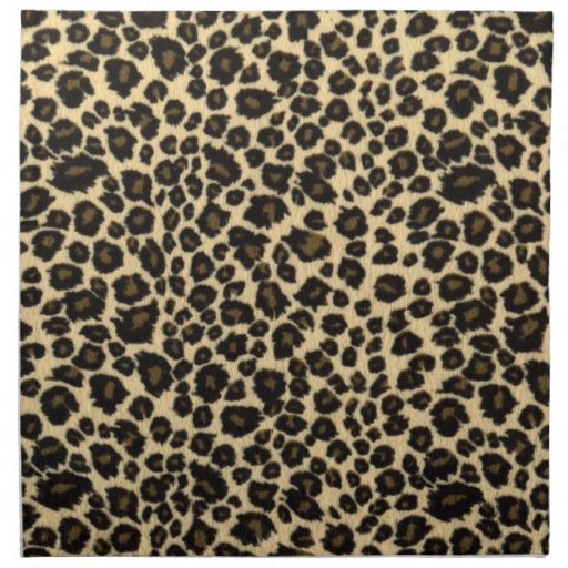 Leopard Print Napkin | Zazzle