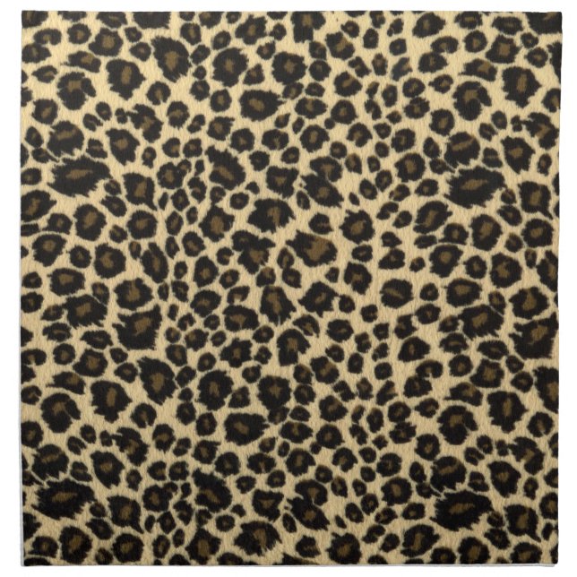 Leopard Print Napkin (Front)