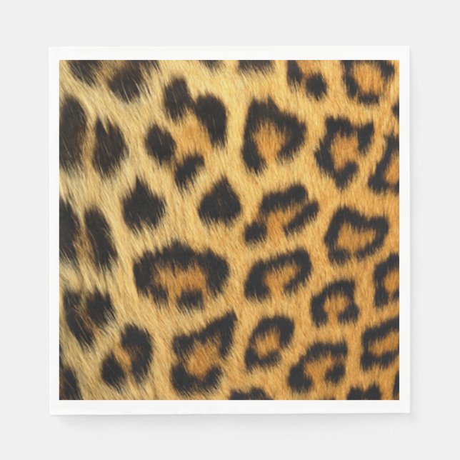 Leopard Print Napkins (Front)