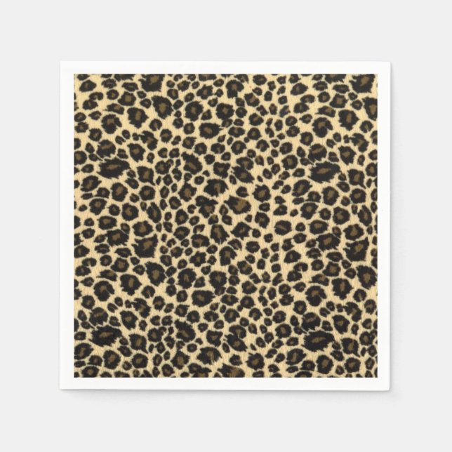Leopard Print Napkins (Front)