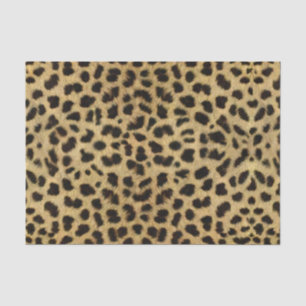 Leopard Print Natural Tissue Paper