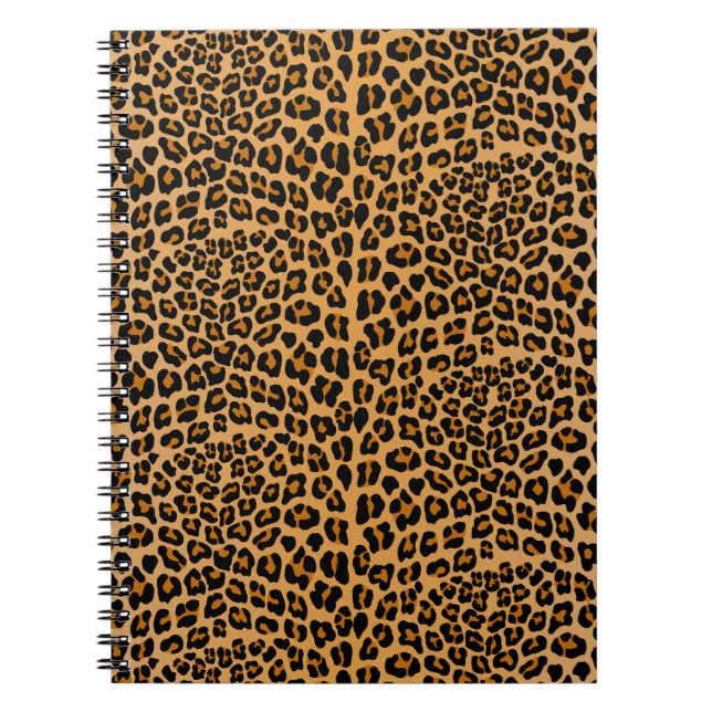 Leopard print notebook (Front)