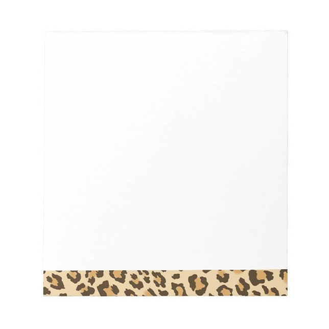 Leopard Print Notepad (Front)