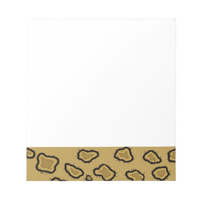 Leopard Print Notepad (Front)
