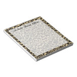 Leopard Print Notepad at Zazzle