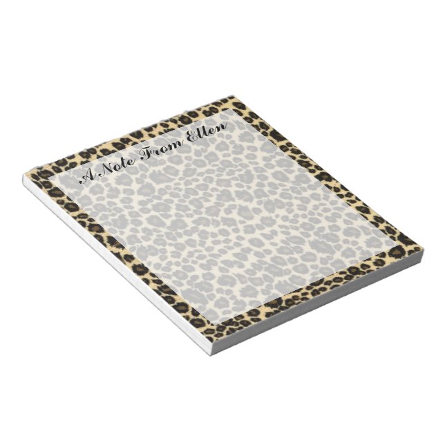 Leopard Print Notepad (Angled)